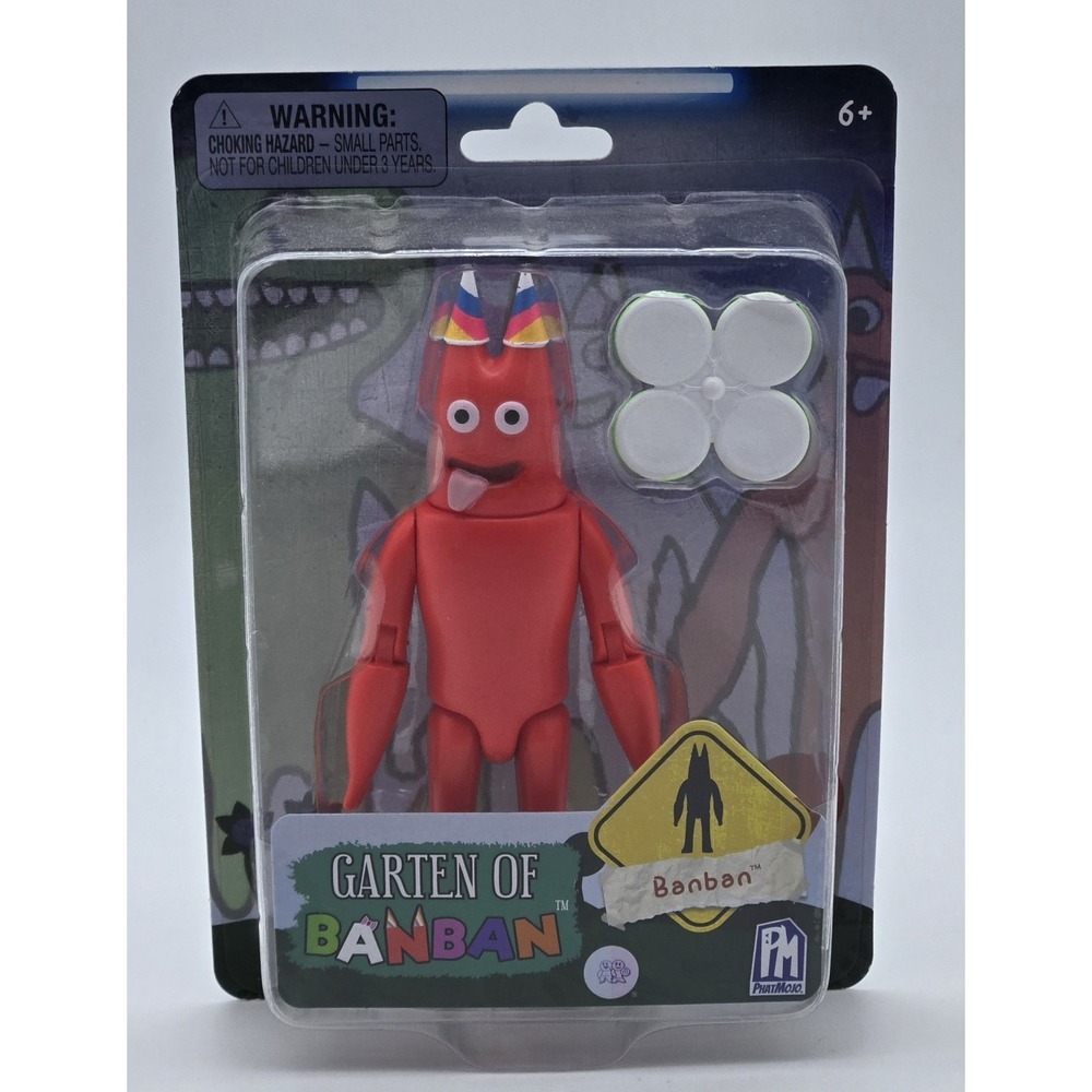PhatMojo Garten Of Banban BANBAN 5in Red Action Figure Plastic Toy